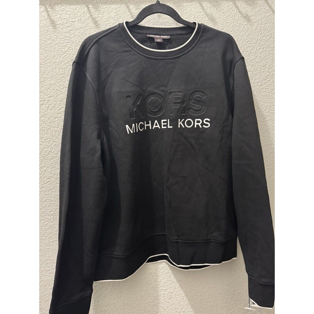 NWT Michael Kors Men's Pullover Crew Neck Fleece Sweatshirt Size XL